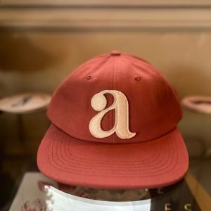 Argot “a” Leather Strapback Dad Hat